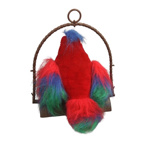 Vintage 1991 Gemmy Pete The Repeat Talking Parrot On A Perch Tested - Picture 4 of 8