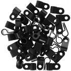 100 Pcs Cable Clamp Sorter Mounting Clamps Electrical Wire Staples