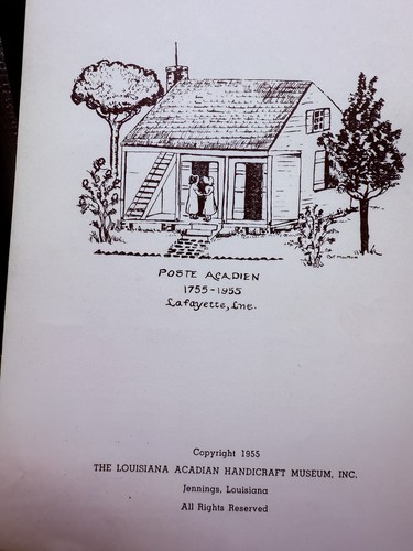 Acadian Bi-Centennial Cook 1955 Jennings Louisiana Association of Commerce Cajun - Picture 4 of 8