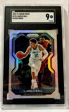 2020-21 PANINI PRIZM SILVER PRIZM #278 LAMELO BALL ROOKIE RC SGC 9