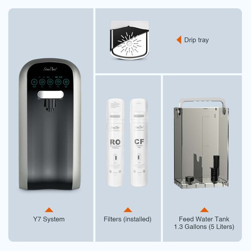 4-Stage RO Countertop Reverse Osmosis Water Filter System Filtration Dispenser - Picture 3 of 10