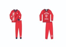 Image of Arsenal F.C Kids Pyjamas Age 12 Months to 12 years Official