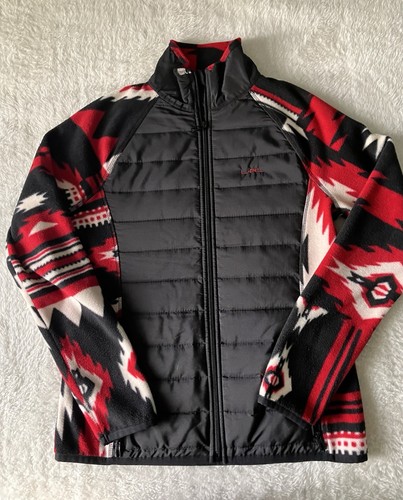 Lauren Ralph Lauren Damen Puffer Fleece Aztekenmuster Jacke Gr. S - Bild 2 von 7