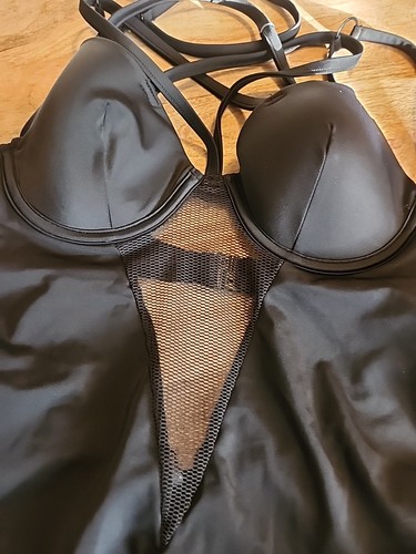 New NWT~ Kill Star Sacred Ocean Swimsuit 1 Piece Black Size Medium * Goth Punk - Picture 2 of 8