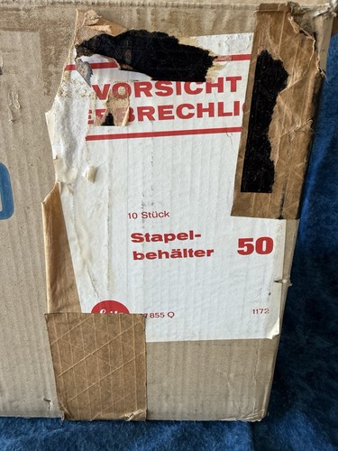 Case 10 Leitz Wetzlar Spring Load Slide Magazine Box Two Trays Each 100 Per Box - Picture 8 of 8