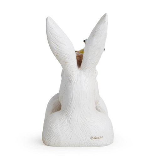 Easter Bunny Home Decorations Spring Flower Bunny Figurines Decor for Easter ... - Bild 3 von 7