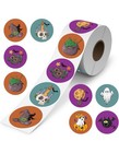 Halloween Stickers Bulk 500pcs, Halloween Party Favors for Treat Bags, Gift Bags