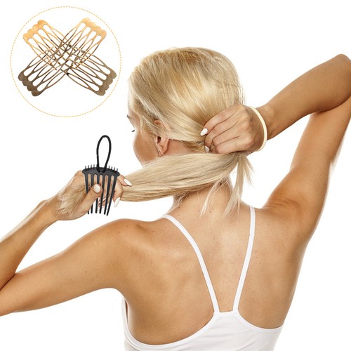 10 Piezas Pinzas de Metal para Novia Peines Laterales Miss Tocado Inserto para Cabello para - Imagen 9 de 10