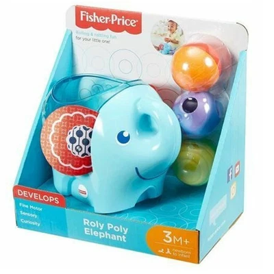 FISHER-PRICE Fisher Price Schaukel Elefant Rolly Elephant Motoring Spielzeug 3m+ /20 x 20 cm