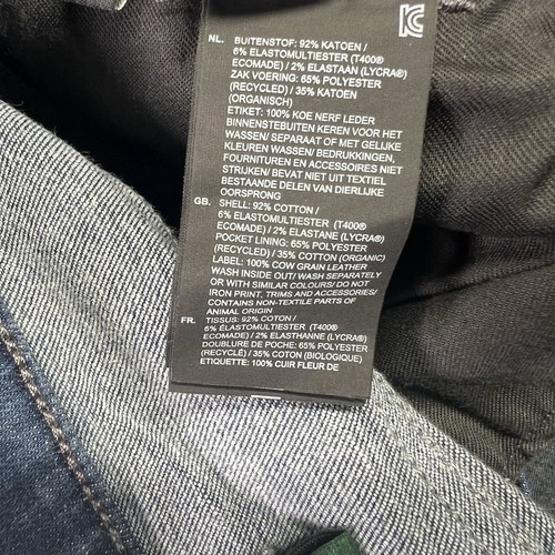 G Star Raw Jeans Mens 34x36 Blue Denim Rackam 3D Skinny Super Stretch Grunge - Imagen 10 de 11