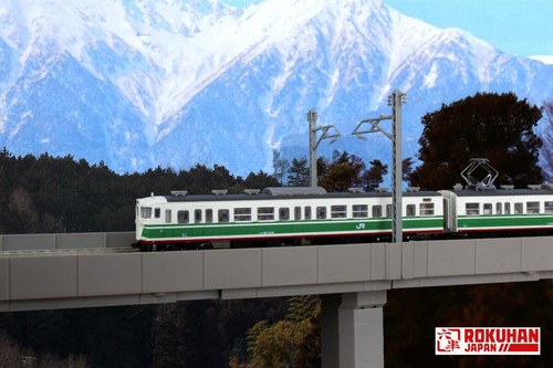 Rokuhan Z gauge T011-1 115 series 1000th generation old Nagano color 3-car set - Picture 14 of 24