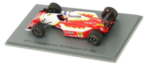 Spark S5755 Lola BMS T93/30 #21 Bélgica GP 1993 - Michele Alboreto escala 1/43 - Imagen 2 de 4