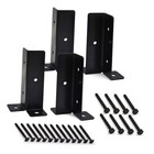 4 Pcs Post Anchor Brackets Kit for 4x4 Post Bracket, Heavy Duty Wood (4 PACK)