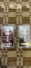 Two, 1 0z Statue of Liberty .999 silver bar