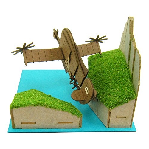 (JAPAN) Ghibli mini Laputa: Castle in the Sky Tiger Moth Paper Craft MP07-18 - Bild 5 von 9