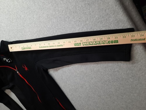 Spider Jacket Youth size Med full Zip Knit Black Athleisure Waffel Knit - Picture 10 of 18