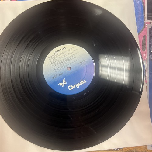Greg Lake LP 1981 Chrysalis CHR-1357 OOP Emerson, Lake & Palmer King Crimson EX - Picture 4 of 4