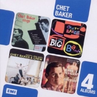 CHET BAKER - 4IN1 ALBUM BOXSET 4 CD SINGS BIG BAND CREW MOST IMPORTANT JAZZ NEU