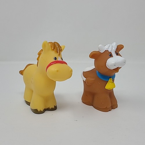 Fisher Price Little People Bauernhoftiere Kuh Pferd Arche Noah Krippe