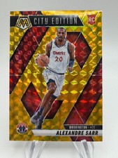 2024-25 Mosaic ALEXANDRE SARR City Edition True Gold Prizm Rookie /10 #278