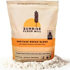 Heritage Organic Bread Flour Blend - 5 lbs | Organic Unbleached Bread Flour E...