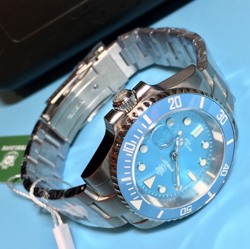 STEELDIVE SUB DIVER WATER GHOST 41 MM ESFERA TURQUESA SEIKO NH35 ¡AUTO ZAFIRO! - Imagen 13 de 20