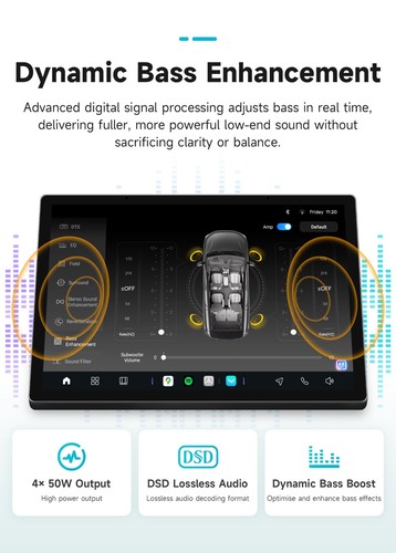 Für LANCIA YPSILON 13.1"Android Autoradio Stereo Carplay GPS WIFI 8 Kern 8+256GB - Bild 20 von 24