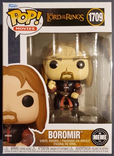 Funko Pop Boromir Meme #1709 Lord Of The Rings w/Protector