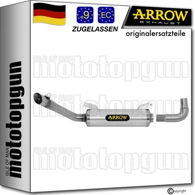 ARROW AUSPUFF ZUGELASSEN KAT THUNDER ALUMINIUM APRILIA RS4 125 2017 17 2018 18