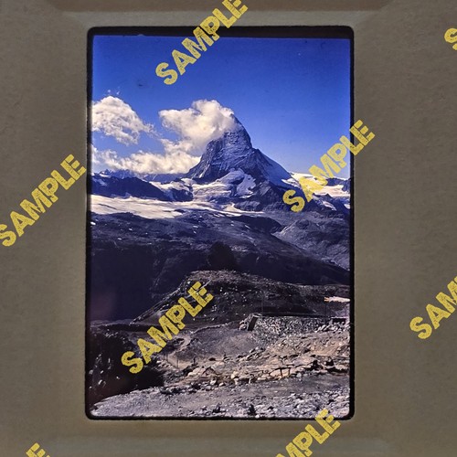 Scivoli 35mm Vintage - SVIZZERA 1972 Alpi Zermatt Europa - Lotto di 48 - Foto 2 di 12