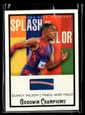 2025 Upper Deck Goodwin Champions Splash Of Color Patch Quincy Wilson (CG
