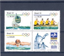 OLYMPIC - BARCELONA 1992 - BRAZIL - SUMMER - MNH