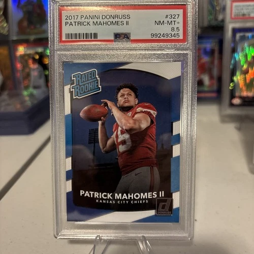 2017 Panini Donruss, Patrick Mahomes II # 327  PSA 8.5 ( RC ) 💥💥