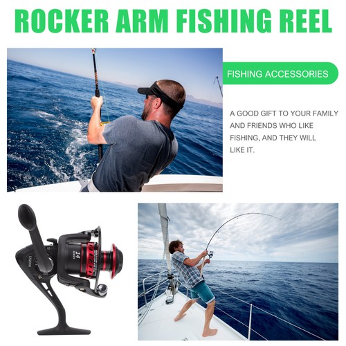 2 Count Angelsachen Angelzubehör Karpfen Fischrolle Tragbare Fischereirolle - Bild 10 von 12