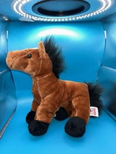 GANZ Webkinz Brown Arabian Horse Plush HM101 Stuffed Toy No Code