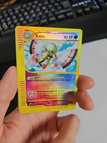 Pokemon Xatu Skyridge Reverse Foil #35 German Near Mint - Bild 8 von 8