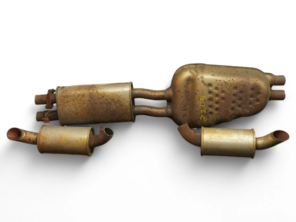 05-09 Land Rover Lr3 L319 4.4L Exhaust Muffler Silencer Pipe Center Rear Oem Foto 4 de 4