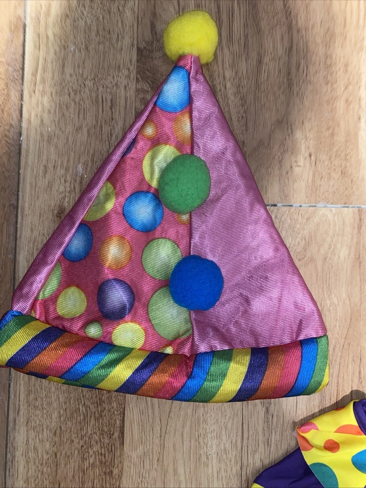 Disfraz de 3 piezas de payaso dulce circo infantil de colección pequeño Foto 2 de 4