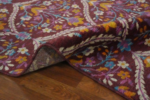 Allover Orientalisch Blumen Gabbeh Wohnzimmer Vorleger Türkischer Teppich 6x9 - Bild 7 von 11