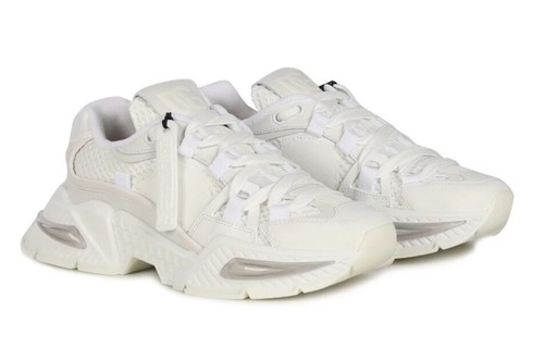 Dolce & Gabbana Logo Patch Airmaster Sneakers white uk 7 RRP£695 Y81