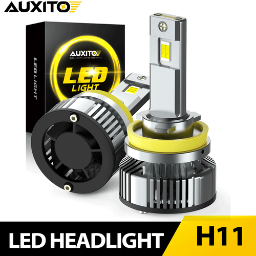 AUXITO H11 LED Headlight Bulbs Fog White Low Beam Conversion 40000LM Bright 2/4X - Picture 12 of 24