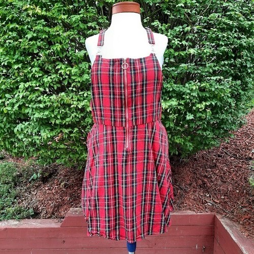Lo último Tema Escolar Vestido a Cuadros VSCO Y2K Centro Comercial Gótico Junior's XL - Imagen 4 de 12