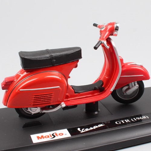 1/18 scale mini maisto Vespa GTR 1968 scooter motorcycle diecast toy bike models - Picture 7 of 14