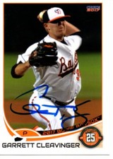 Garrett Cleavinger 2017 Bowie Baysox Signed Card