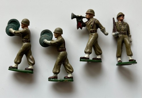 Vintage Starlux Army Band & Soldiers - French Plastic Toy Figures - Picture 8 of 10