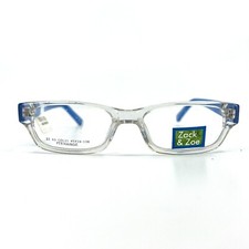 Zack & Zoe ZZ 03 COL 21 Crystal Clear Blue Square Kids Eyeglasses 45[]16 130 mm