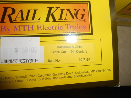 O/O-27 MTH Freight cars 30-7713, 7010A, 7111, 7010D, 7010B, 7164. Buyers choice. - Picture 59 of 83