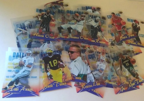 1996 CLASSIC CLEAR ASSETS 50 CARD ACETATE SET W/ Box - SHAQ PIPPEN BONDS AIKMAN - Picture 5 of 5