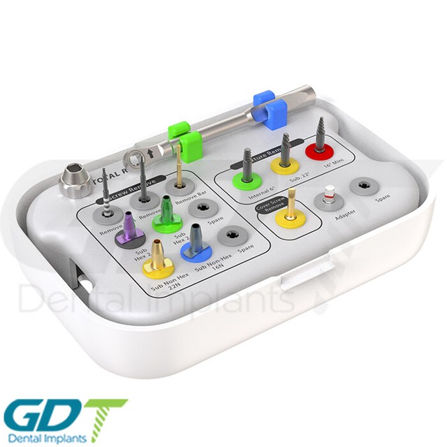 Broken Screw & Implant Extractor Total Remove Kit SOS Surgical Dental