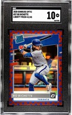 2020 Donruss Optic #37 Bo Bichette LIBERTY PRIZM /45 SGC 10 GEM MINT RC